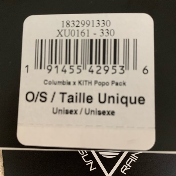 KITH x Columbia Popo Sling Bag Belt Bag Teal Fanny Pack  NWT Sold-Out - Picture 10 of 11